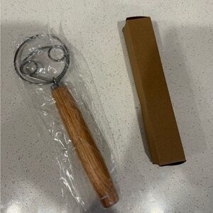 Wooden bread whisk and scoring tool brand new